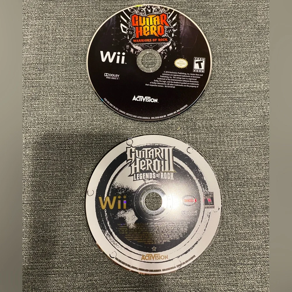 Wii Guitar Hero III & Warriors of Rock - Picture 1 of 2